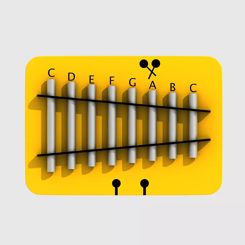 Pagoda Bells para niños, guardería, parque infantil comercial, instrumentos musicales