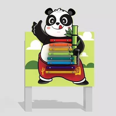 Percusión en forma de panda