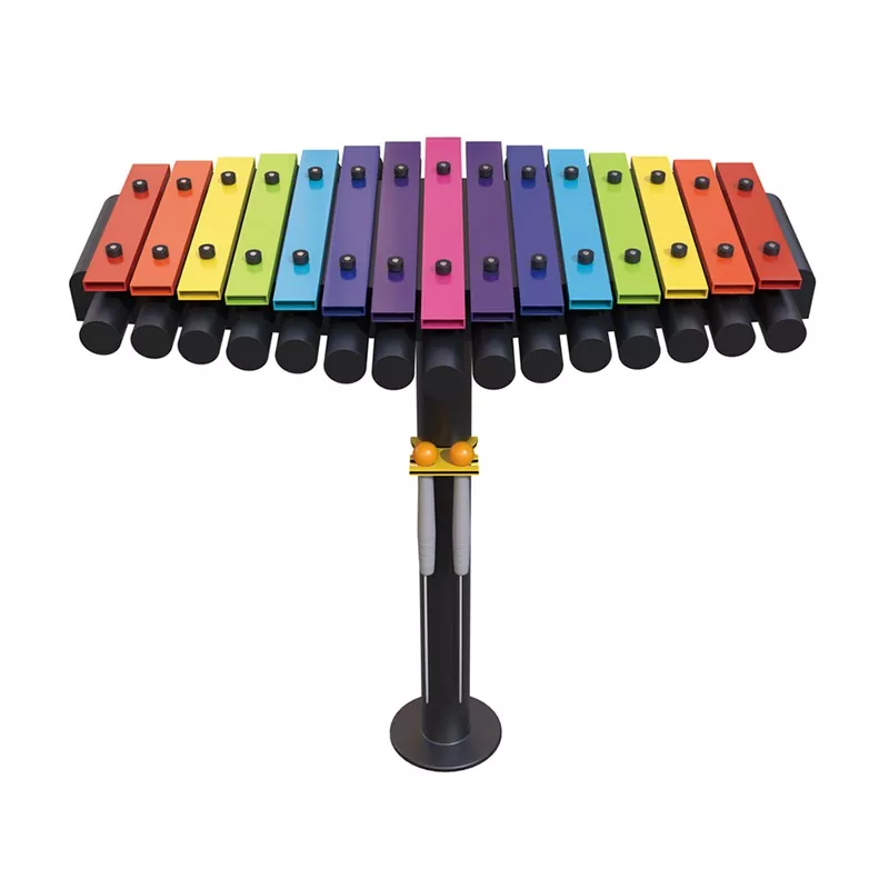 Instrumento musical infantil de acero inoxidable Rainbow Key Glock