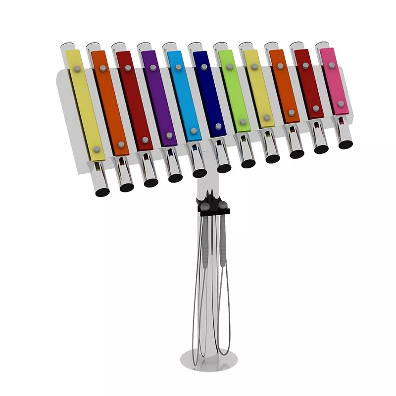 Juego sensorial Instrumentos musicales al aire libre